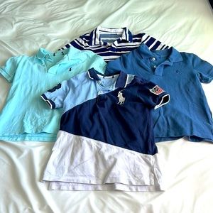 Polo Ralph Lauren Janie & Jack Lot of 4 Polo Shirts
